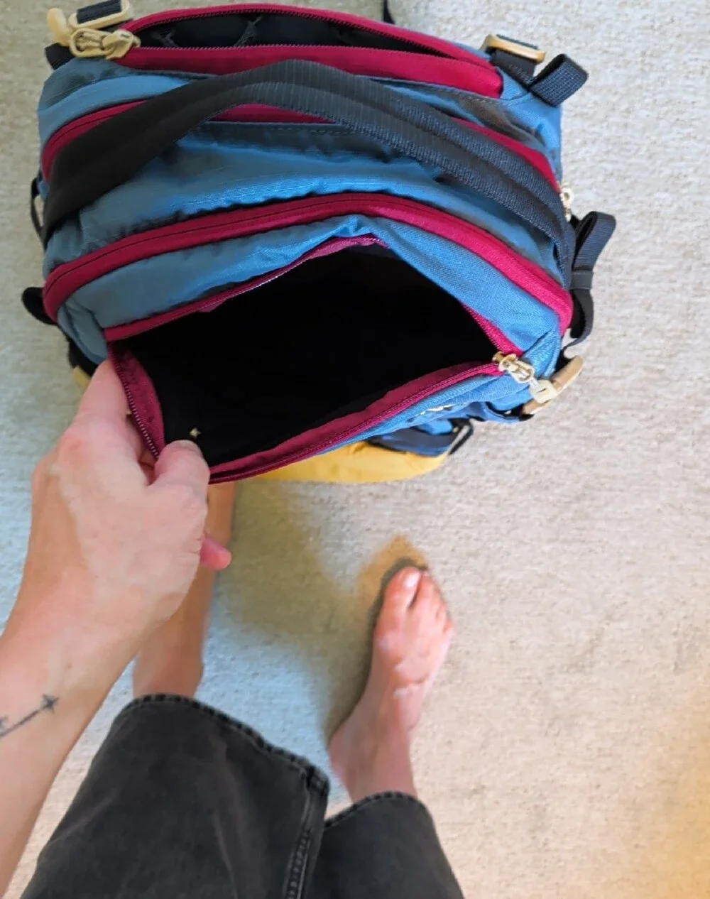 Dakine Blue Ski/Snowbard Backpack